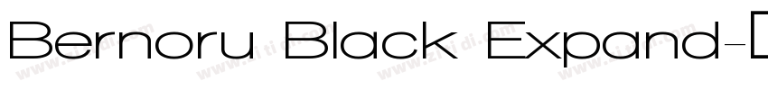 Bernoru Black Expand字体转换